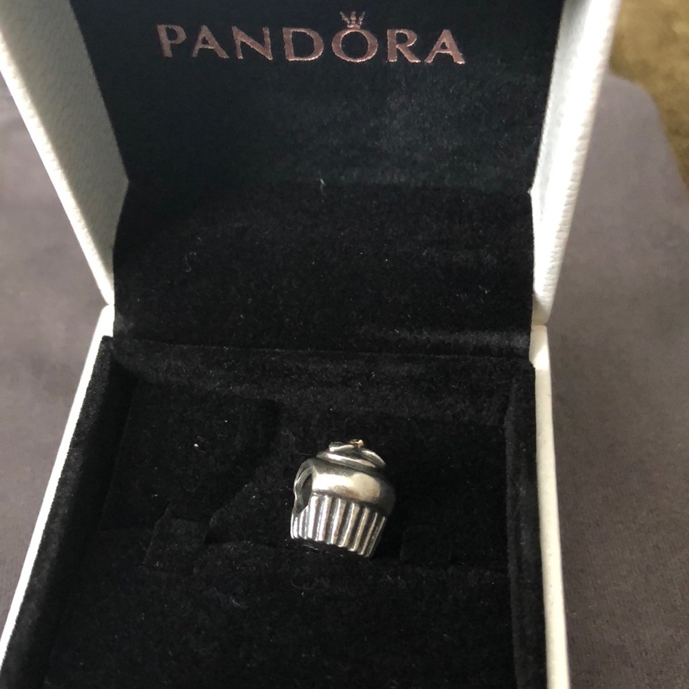 Pandora cupcake charm